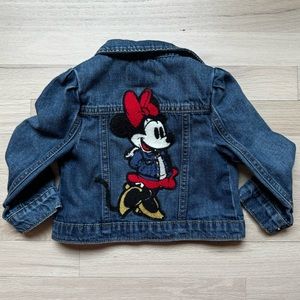 Baby Gap Minnie Mouse Denim Jean Jacket